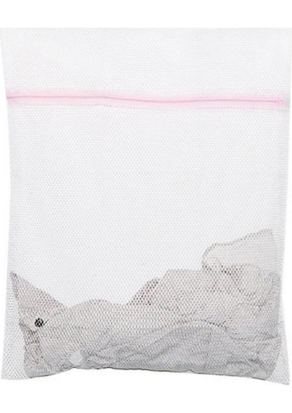 Kaba Örgü Stili L Beden 3 Boyutları Fermuarlı Katlanabilir Naylon Çamaşır Torbası Sutyen Çorap Iç Giyim Çamaşır Makinesi Koruma Ağı Örgü Çamaşır Saklama Çantası (Yurt Dışından) indirimleri