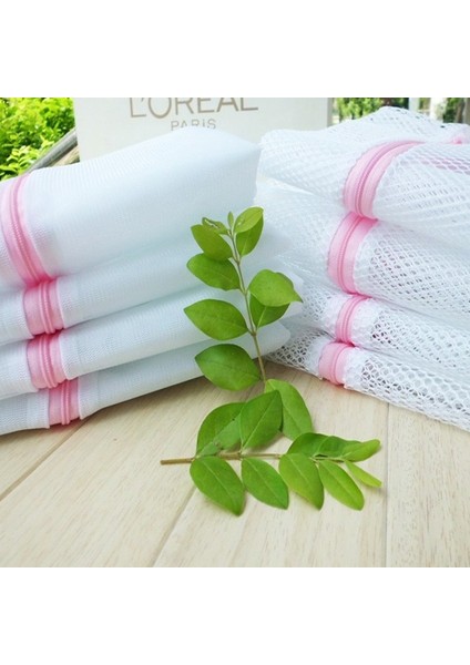 30X40 Kaba Örgü Stili Moda! 9 Boyutları Fermuarlı Katlanabilir Naylon Çamaşır Torbası Sutyen Çorap Iç Giyim Çamaşır Makinesi Koruma Ağı Örgü Çantalar (Yurt Dışından)