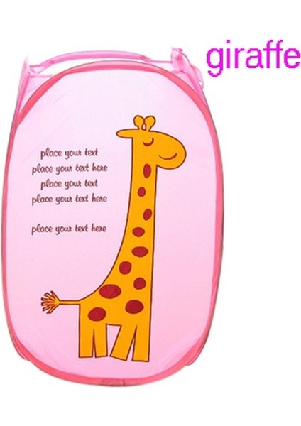 Pembe Ayı Stili Katlanır Örgü Giysi Yıkama Çamaşır Sepeti Çocuk Oyuncakları Çeşitli Eşyalar Saklama Kutusu (Yurt Dışından) fırsatları