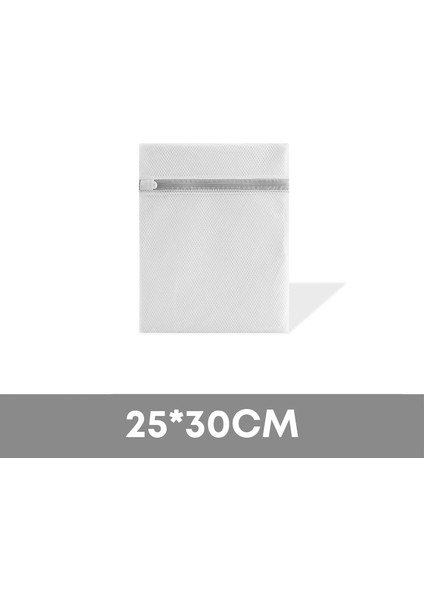 25X30CM Tarzı Örgü Çamaşır Torbası Yıkama Giysi Torbası Çamaşır Makinesi Torbası Iç Çamaşırı Çamaşır Sepeti Kirli Giysiler Organizatör Kirli Çamaşır Sepeti (Yurt Dışından)