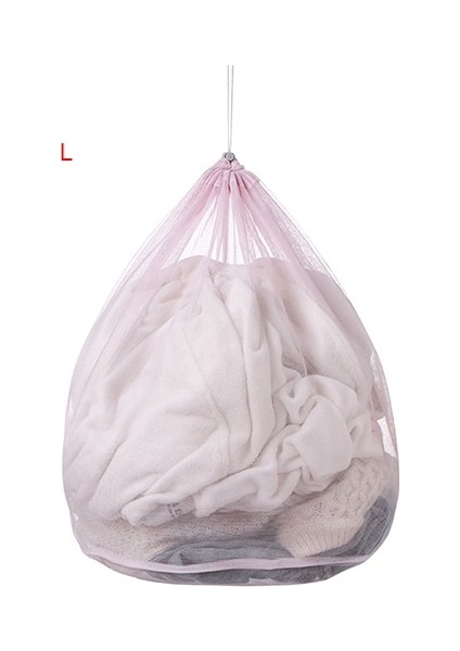 Beyaz L Tarzı Ev Polyester Çamaşır Torbaları Giyim Sutyen Depolama Çamaşır Makinesi Kazak Iç Çamaşırı Aksesuarları Kasa Malzemeleri Ürün Korumak (Yurt Dışından) fiyatları