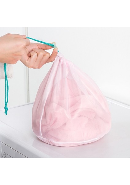 Beyaz L Tarzı Ev Polyester Çamaşır Torbaları Giyim Sutyen Depolama Çamaşır Makinesi Kazak Iç Çamaşırı Aksesuarları Kasa Malzemeleri Ürün Korumak (Yurt Dışından) indirimleri