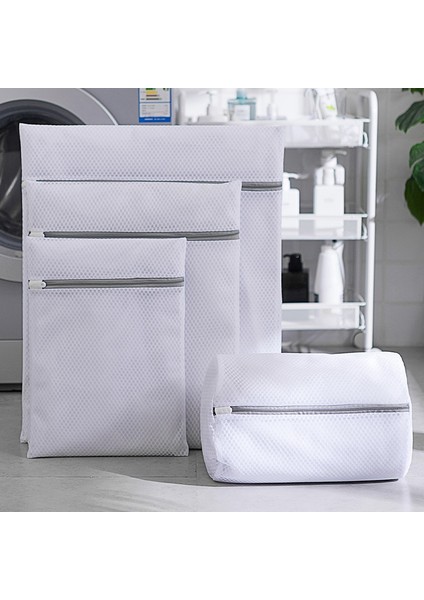 M 40-50CM Stili Yükseltme Hücresel Ağ Çamaşır Torbası Örgü Çamaşır Makinesi Torbaları Korumalı Sütyen Çorapları Iç Çamaşırı Yıkama Torbası Polyester Kirli Çamaşır Sepeti (Yurt Dışından)