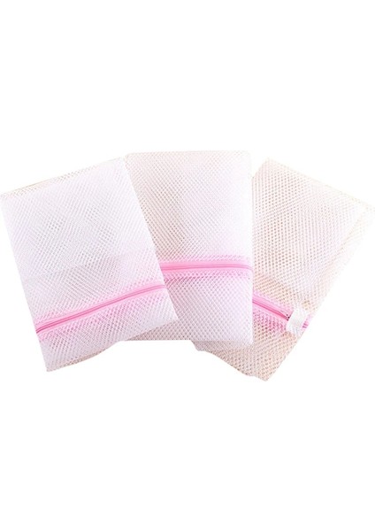 50X40CM 1pc Stili Fermuarlı Örgü Çamaşır Yıkama Torbaları Katlanabilir Kalınlaşmak Narin Iç Çamaşırı Iç Çamaşırı Çamaşır Makinesi Giysi Koruma Ağı Çamaşır Torbası (Yurt Dışından)