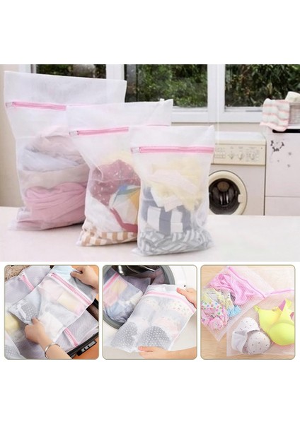 50X40CM 1pc Stili Fermuarlı Örgü Çamaşır Yıkama Torbaları Katlanabilir Kalınlaşmak Narin Iç Çamaşırı Iç Çamaşırı Çamaşır Makinesi Giysi Koruma Ağı Çamaşır Torbası (Yurt Dışından) indirimleri