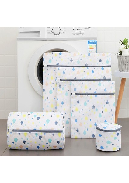 Sutyen Çantası 14-18CM Tarzı Polyester Örgü Çamaşır Torbası Katlanabilir Seyahat Organizatörü Giyim Iç Çamaşırı Yıkama Torbası Ince Net Çamaşır Makinesi Torbaı Çamaşır Sepeti (Yurt Dışından)