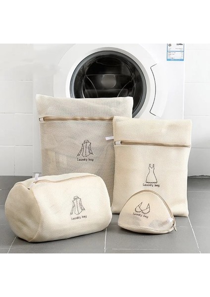 D 4 Adet Stil Anasayfa Polyester Çamaşır Torbası Seti Giyim Makinesi Çamaşır Torbası Katlanabilir Sütyen Iç Çamaşırı Çorap Çamaşır Torbaları Çamaşır Torbası Çamaşır Sepeti (Yurt Dışından) fırsatları