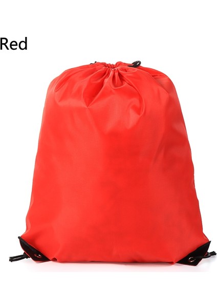 Kırmızı 42X34CM Tarzı Yıkama Ipli Çanta Naylon Çamaşır Torbası Yıkanabilir Kirli Giysiler Organizatör Yıkama Seyahat Çantası Katlanır Çantalar (Yurt Dışından)