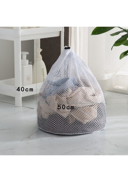 Stil2-M Stili Yeniden Kullanılabilir Çamaşır Makinesi Örgü Net Çanta Çamaşır Torbası Çanta Büyük Kalınlaşmış Çamaşır Depolama Ev Temizlik Aksesuarları (Yurt Dışından)