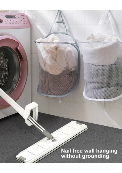 No.1 Tarzı 1 Parça Katlanır Net Kirli Giysi Sepeti Ev Delikli Olmayan Banyo Kendinden Yapışkanlı Çamaşır Depolama Sepeti (Yurt Dışından) modelleri