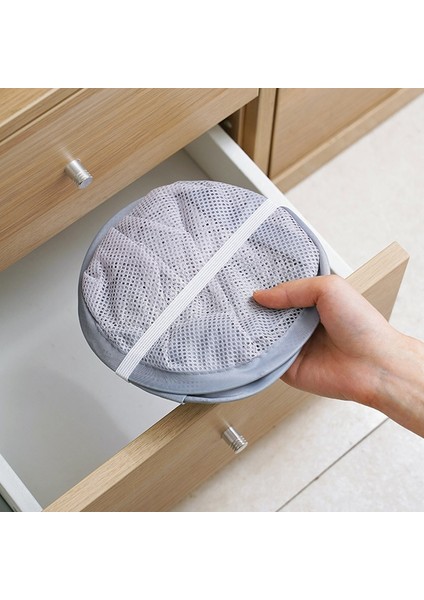 No.1 Tarzı 1 Parça Katlanır Net Kirli Giysi Sepeti Ev Delikli Olmayan Banyo Kendinden Yapışkanlı Çamaşır Depolama Sepeti (Yurt Dışından) indirimleri