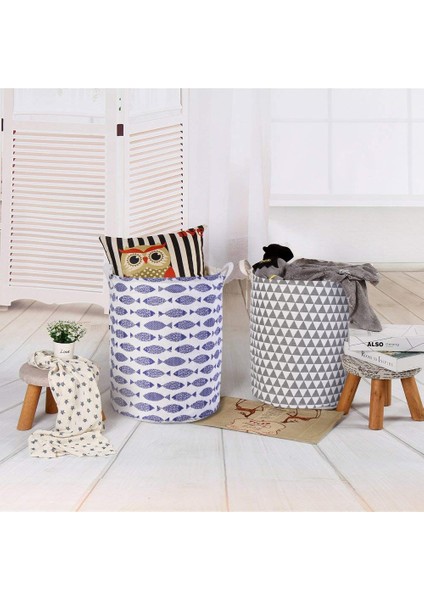 No.8 Stili 35CMX45CM Depolama Kovası Katlanır Kirli Giysiler Çamaşır Sepeti Çocuk Oyuncak Depolama Kovası Büyük Sepet Çanta Konteynerler Organizatör (Yurt Dışından) fırsatları