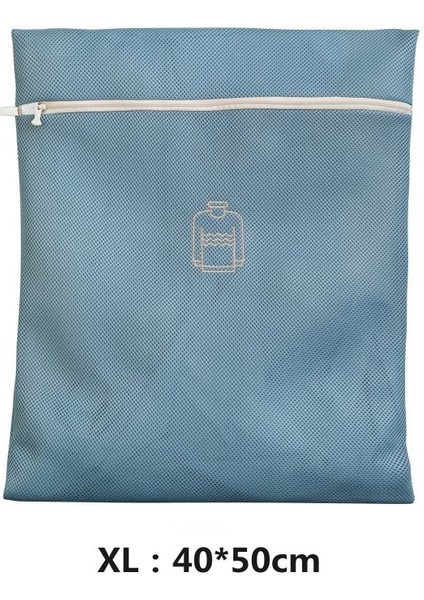 Xl 40-50CM Stili Yeşil Fermuar Nakış Çamaşır Torbası Taşınabilir Giyim Organizatör Iç Çamaşırı Çorap Sutyen Çamaşır Sepeti (Yurt Dışından)