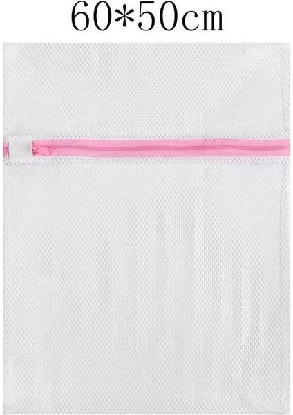 50X60 Ince Ağ Stili Premium Fermuarlı Hasır Çamaşır Torbaları, Seyahat Saklama Çantaları, Çamaşırlar Için Giysi Yıkama Torbaları, Bluz, Sütyen (Yurt Dışından)