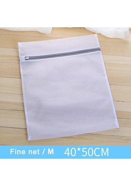Ince Ağ 40X50 Stili 2019 Yeni Fermuarlı Örgü Çamaşır Torbaları Çamaşır Makineleri Iç Çamaşırı Çorap Giysi Organizatör Ev Faydalı Koruma Net Örgü Çanta (Yurt Dışından)