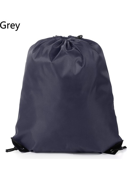 Gri 42X34CM Stili Yıkanabilir Kirli Giysiler Organizatör Naylon Çamaşır Torbası Beni Yıkama Seyahat Çantası Katlanır Çanta Yıkama Ipli Çanta (Yurt Dışından)
