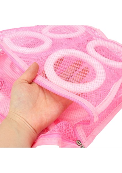 Beyaz Stil Tembel Ayakkabı Ayakkabı Yıkama Torbaları Iç Çamaşırı Sutyen Örgü Çamaşır Torbası Koruyucu Organizatör Ayakkabı Havalandırma Kuru Alet Yıkama Torbaları (Yurt Dışından) modelleri