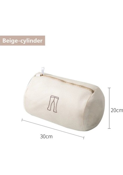 Bej 20-30CM Tarzı Nakış Çamaşır Torbaları Çamaşır Iç Çamaşırı Giysileri Yüksek Li Örgü Çamaşır Yıkama Torbası Depolama Iç Çamaşırı Çorap Sutyen Yıkama Kılıfı (Yurt Dışından) fiyatları