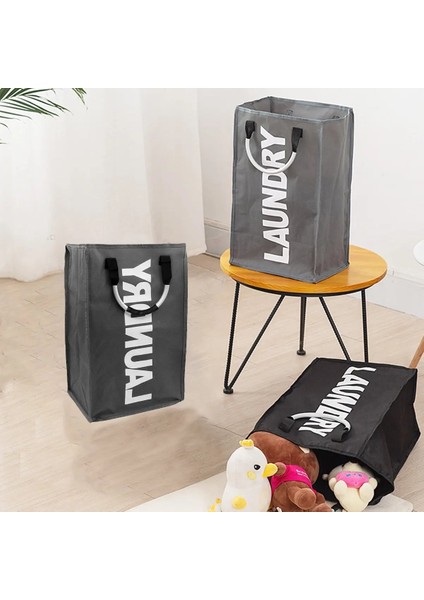 WD3-031-AÇIK Gri Stil 2022 Moda Depolama Organizasyonu Katlanabilir Çamaşır Sepeti Torbası Çamaşır Ayırıcıları Alüminyum Çerçeveli Cesto Ropa Sucia (Yurt Dışından)