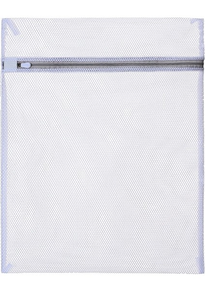 Kaba Net 50CMX60CM Stili Fermuarlı File Çamaşır Torbası Polyester Çamaşır Yıkama Torbaları Kaba Net Çamaşır Sepeti Çamaşır Makineleri Çamaşır Torbaları Fileli Sutyen Torbası (Yurt Dışından)