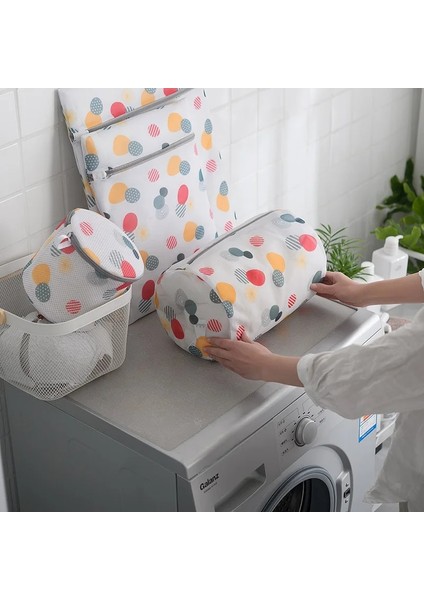 Sutyen 15X18CM Tarzı Kirli Giysiler Için Seyahat Çamaşır Torbaları Mesh Büyük Çamaşır Makinesi Aksesuarları Konteyner Çorap Iç Çamaşırı Net Büyük Sutyen Seti Ürünler (Yurt Dışından)
