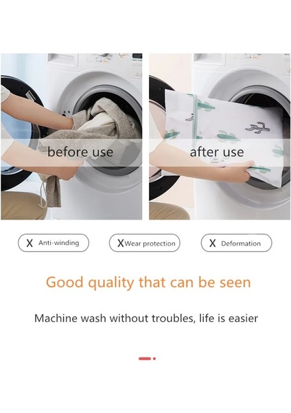 S 30-40CM Stili Kaktüs Baskı Çamaşır Torbaları Çamaşır Makinesi Için Katlanabilir Örgü Elbise Çantası Iç Çamaşırı Çorap Sutyen Çamaşır Sepeti Yıkama Iç Çamaşırı Çantası (Yurt Dışından) modelleri