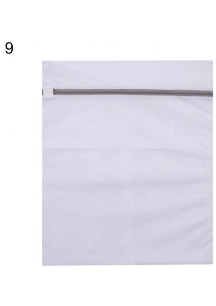 No.9 Tarzı Çamaşır Torbası Çevre Dostu Izgara Tasarım Polyester Giysi Yıkama Ev Giysileri Için Örgü Çanta Koruma Ağı Çamaşır Torbası (Yurt Dışından)