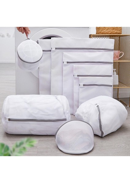 No.9 Tarzı Çamaşır Torbası Çevre Dostu Izgara Tasarım Polyester Giysi Yıkama Ev Giysileri Için Örgü Çanta Koruma Ağı Çamaşır Torbası (Yurt Dışından) modelleri