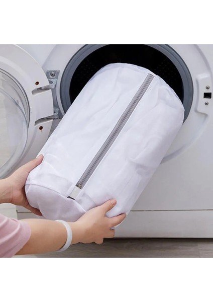 No.9 Tarzı Çamaşır Torbası Çevre Dostu Izgara Tasarım Polyester Giysi Yıkama Ev Giysileri Için Örgü Çanta Koruma Ağı Çamaşır Torbası (Yurt Dışından) indirimleri