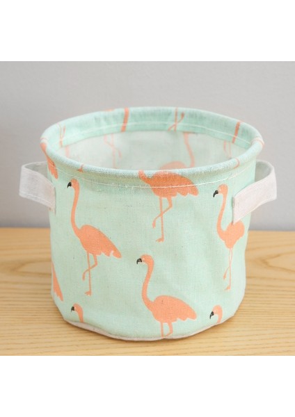 B-2 Tarzı Pamuk Keten Kirli Çamaşır Sepeti Katlanabilir Yuvarlak Su Geçirmez Organizatör Kova Giyim Çocuk Oyuncağı Büyük Kapasiteli Depolama Ev (Yurt Dışından)