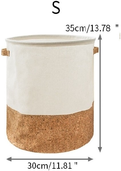 S1 35X30CM Stili Katlanabilir Çamaşır Sepeti Su Geçirmez Dayanıklı Saklama Sepetleri Ev Taşınabilir Çocuk Oyuncakları Ev Dekorasyonu Için Çeşitli Eşyalar Depolama Kovası (Yurt Dışından)