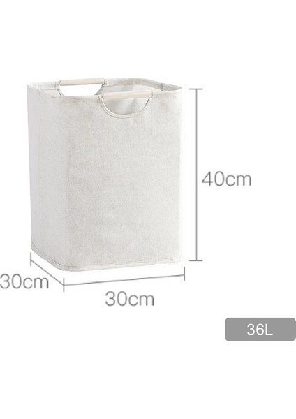 30X30X40CM Tarzı Kumaş Çamaşır Sepeti Ev Depolama Sepeti Kirli Giysiler Çamaşır Sepeti Geri Çekilebilir Taşınabilir Depolama Sepetleri Giysi Kutusu (Yurt Dışından)