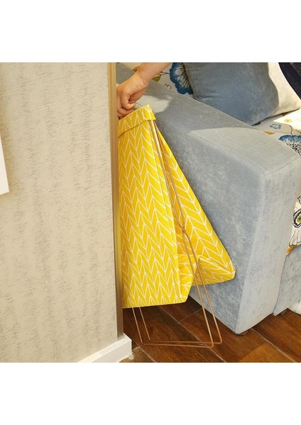 Kap Tarzı ile Sarı Katlanabilir Çamaşır Sepetleri Saplı Su Geçirmez Çamaşır Sepeti Büyük Saklama Çantası Kirli Giysiler Sepeti Bathroon Giysileri Organzier (Yurt Dışından) modelleri