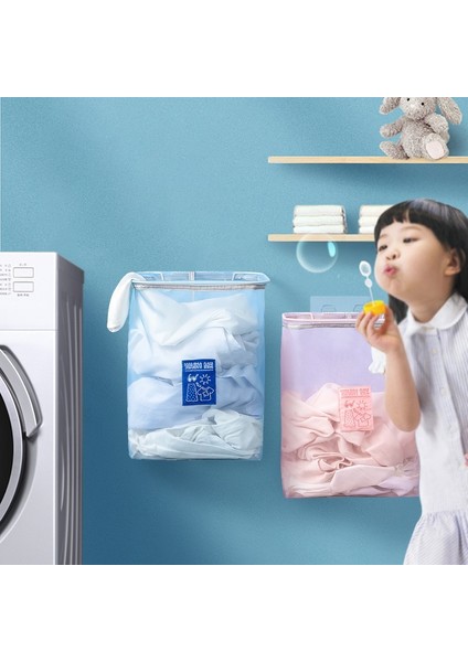 Gri Stil Katlanabilir Çamaşır Sepeti Duvar Asılı Örgü Çanta Banyo Organizatör Kirli Giysiler Saklama Çantası Kova Ev Saklama Çantası (Yurt Dışından) indirimleri