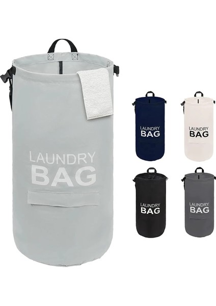 Açık Gri Tarzı 70L 28 "600D Oxford Kumaş Çamaşır Sepeti Su Geçirmez Katlanabilir Sepet Asılı Ev Çanta Depolama Organizatör Omuz Askısı Tasarım (Yurt Dışından) fiyatları