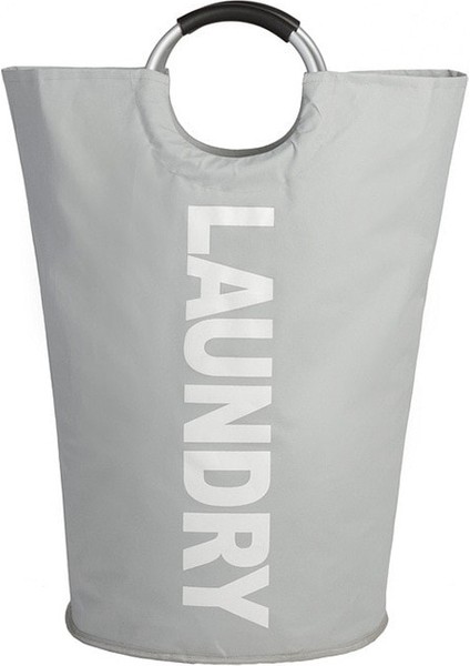 Açık Gri Tarzı 115L 82L Büyük Çamaşır Sepeti Katlanabilir Oxford Kumaş Çamaşır Sepeti Ev Depolama Organizatör Için Alüminyum Saplı Boy (Yurt Dışından)