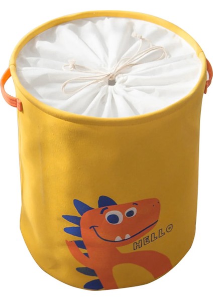 Sarı Stil Büyük Çamaşır Sepeti Katlanabilir Kirli Giysiler Tabutu Çok Amaçlı Saklama Kutusu Ev Için Ditty-Bag (Yurt Dışından)