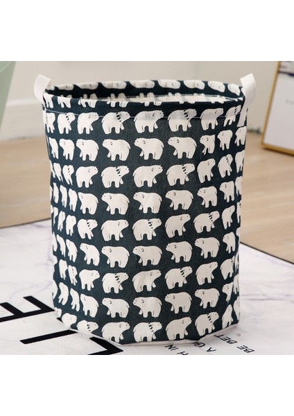 No.6 Tarzı Iskandinav Tarzı Karikatür Saklama Kutusu Kirli Giysiler Sepet Saklama Kovası Pamuk Keten Pembe Serisi Saklama Sepeti Saklama Kovası (Yurt Dışından)