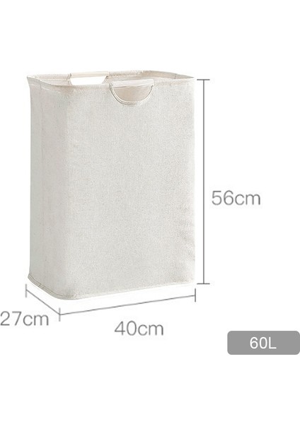 Büyük Stil Büyük Kapasiteli Depolama Sepeti Kirli Giysiler Sepeti Kumaş Çamaşır Sepeti Taşınabilir Depolama Sepeti Ev Saklama Kutusu Taşınabilir (Yurt Dışından)