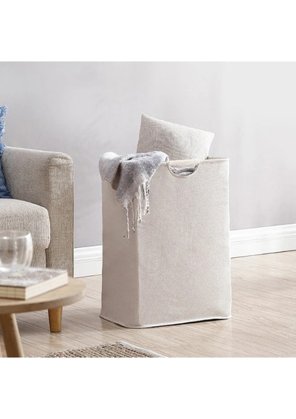 Büyük Stil Büyük Kapasiteli Depolama Sepeti Kirli Giysiler Sepeti Kumaş Çamaşır Sepeti Taşınabilir Depolama Sepeti Ev Saklama Kutusu Taşınabilir (Yurt Dışından) modelleri