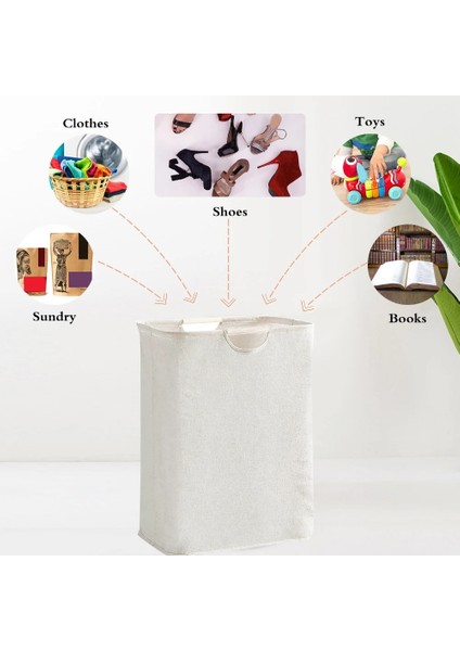 Büyük Stil Büyük Kapasiteli Depolama Sepeti Kirli Giysiler Sepeti Kumaş Çamaşır Sepeti Taşınabilir Depolama Sepeti Ev Saklama Kutusu Taşınabilir (Yurt Dışından) fırsatları
