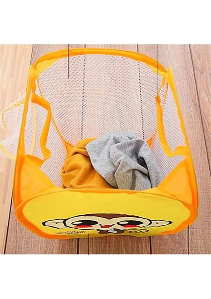 Fil Tarzı Katlanır Örgü Giysi Yıkama Çamaşır Sepeti Çocuk Oyuncakları Çeşitli Eşyalar Saklama Kutusu Giyim Organizatörü (Yurt Dışından) indirimleri