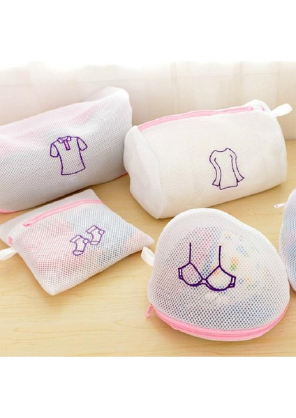 Iç Giyim Tarzı Için Çamaşır Torbaları Fermuarlı Örgü Çamaşır Yıkama Torbaları Katlanabilir Iç Çamaşırı Sütyen Çorapları Iç Çamaşırı Çamaşır Makinesi Giysileri (Yurt Dışından) fırsatları