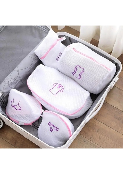 Iç Giyim Tarzı Için Çamaşır Torbaları Fermuarlı Örgü Çamaşır Yıkama Torbaları Katlanabilir Iç Çamaşırı Sütyen Çorapları Iç Çamaşırı Çamaşır Makinesi Giysileri (Yurt Dışından) indirimleri