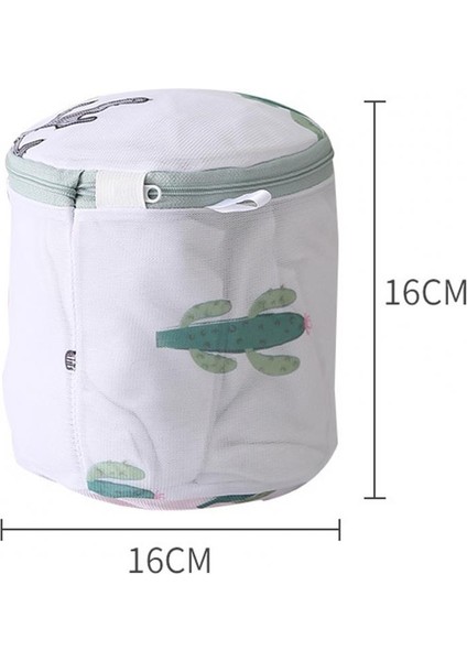 Yeşil Kaktüs 6 Stili Çamaşır Torbası Bitki Baskı Fermuar Anti-Deforme Çizilmez Yıkama Net Çanta Iç Çamaşırı Çorap Çamaşır Makinesi Kılıfı Giysi Sutyen Çantası (Yurt Dışından) fiyatları