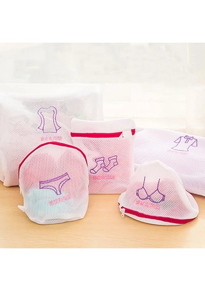 No.1 Tarzı Fermuarlı Örgü Çamaşır Yıkama Torbaları Katlanabilir Hassas Iç Çamaşırı Sütyen Çorap Iç Çamaşırı Çamaşır Makinesi Giysi Koruma Filesi Sepeti (Yurt Dışından) fiyatları