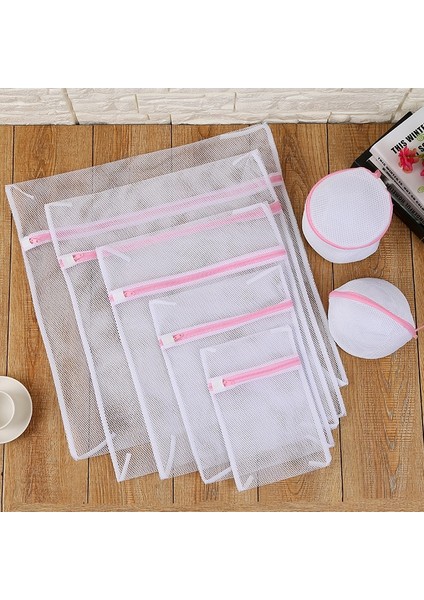 7 Adet Resim Stili Olarak Kirli Çamaşırlar Çamaşır Torbaları Çamaşır Makineleri Sutyen Mesh Çamaşır Yıkama Torbaları Iç Çamaşırı Çorapları Fermuarlı Çamaşır Yıkama Torbası (Yurt Dışından)