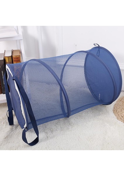 Örgü Açık Çamaşır Sepeti Katlanabilir Çamaşır Sepeti Ev Kalınlaşmış Alt Organize Kirli Giysi Sepeti (Yurt Dışından) fırsatları