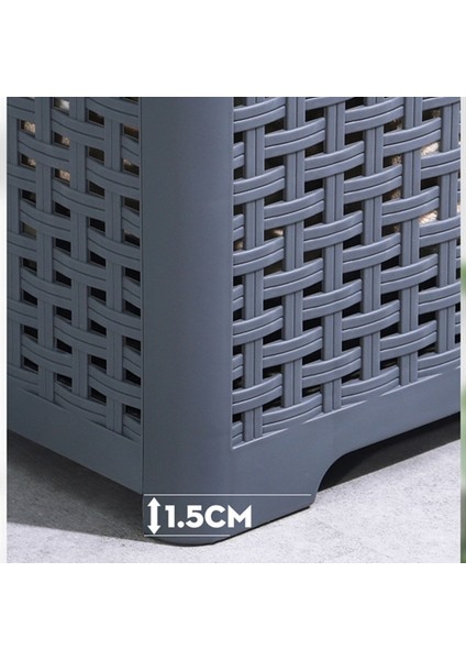 Beyaz Stil Kirli Giysi Sepeti Çamaşır Sepeti Banyo Katlanır Kirli Giysi Sepeti Içi Boş Plastik Kirli Giysi Saklama Sepeti (Yurt Dışından) fırsatları