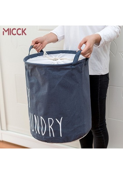 Mavi Stil Mıcck Ev Katlanabilir Çamaşır Sepeti Çocuk Oyuncağı Depolama Çamaşır Torbası Kirli Giysiler Için Sepet Organizatör Büyük Çamaşır Kovası (Yurt Dışından)
